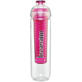 27 Oz. H2go Fresh Water Bottle w/Fuchsia Cap And Matching Infuser